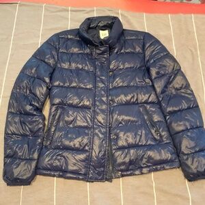 Gap Jacket Blue Puffer Bomber Size XS